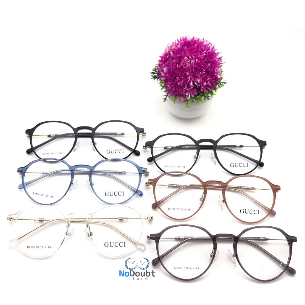 FRAME KACAMATA BULAT FASHION KOREA LIBERTY 6138 TERMURAH
