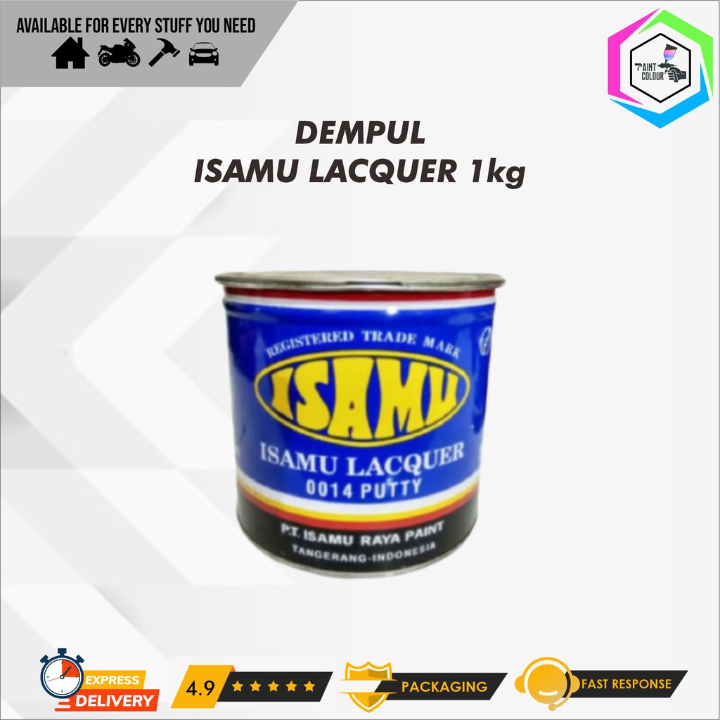 Dempul Putty-Dempul Halus ISAMU LACQUER 1kg