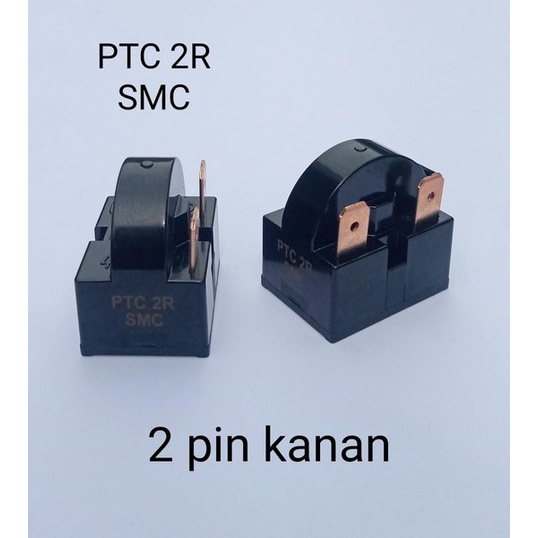 Relay PTC Kompressor Kulkas Freezer Showcase 2 Pin Kanan