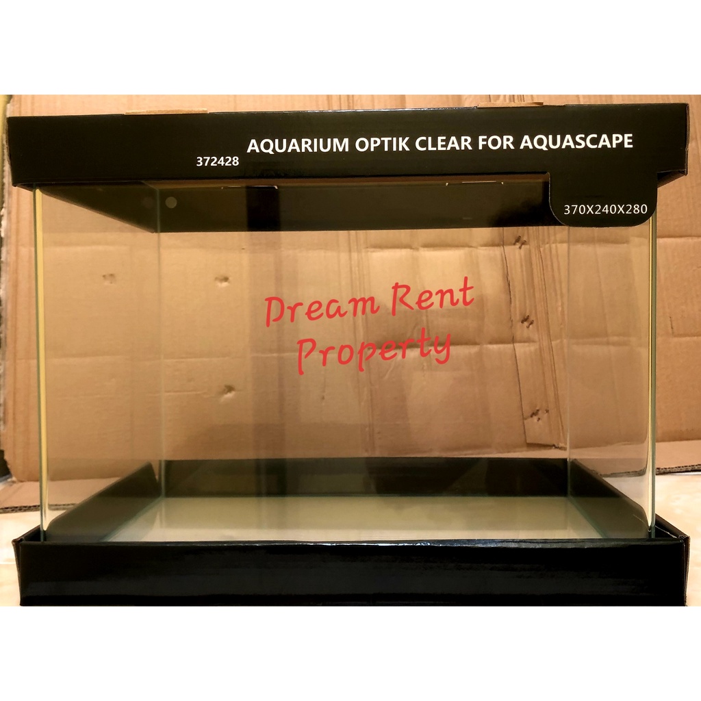 Aquarium Optic Clear Akuarium Kaca Bending Lengkung RECENT 24 liter