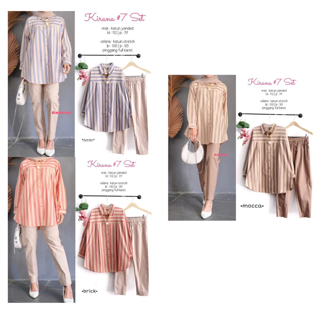 Setelan wanita Kirana set #7 by Annora