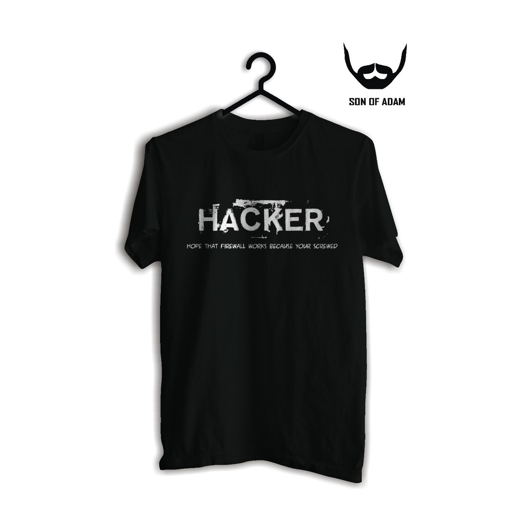 KAOS PRIA CUSTOM SABLON DTG HACKER