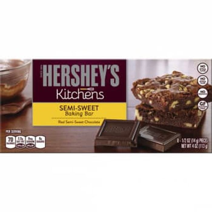 

#HANDCARRY Hershey Kitchens Semi-Sweet Chocolate Baking Bar 113g - UFOHCR1625