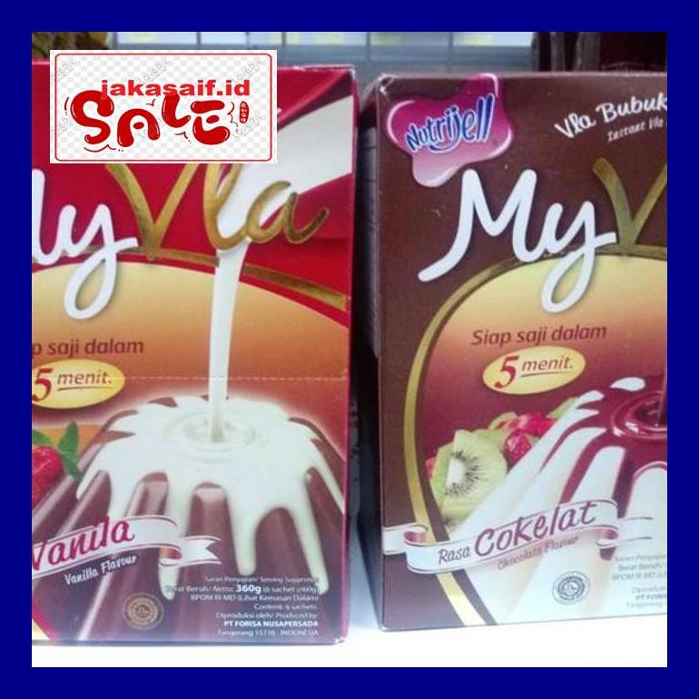 

Jak5D0Yh Myvla Nutrijell My Vla Nutrijel Fla Bubuk Instant Coklat Vanila - Vanila D50Jaks