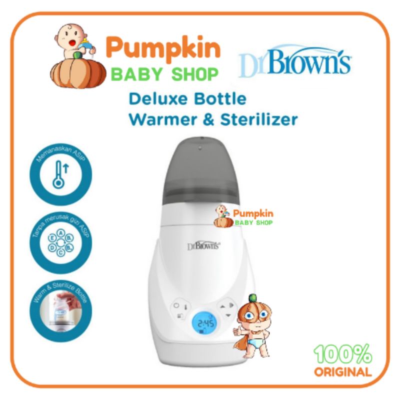 Dr Browns Deluxe Electric Bottle &amp; Food Warmer &amp; Sterilizer Penghangat Susu - AC148