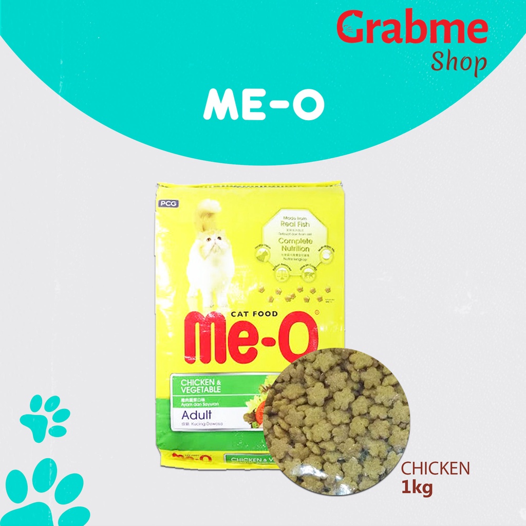 Makanan Kucing kering murah Premium MEO 500gr - 1kg