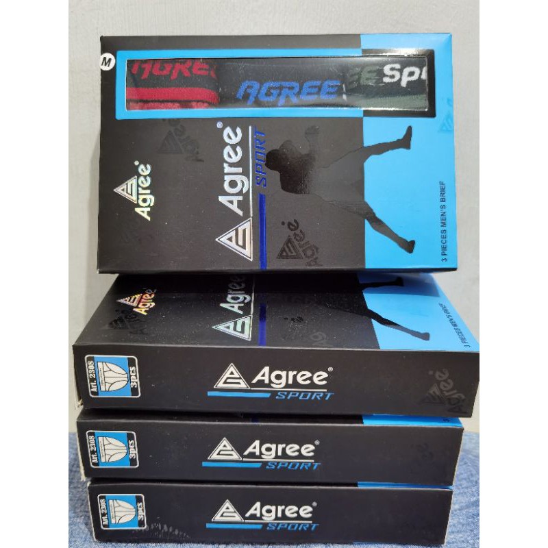 CELANA DALAM PRIA AGREE 2308  / CD PRIA AGREE SPORT BIRU | 3PCS