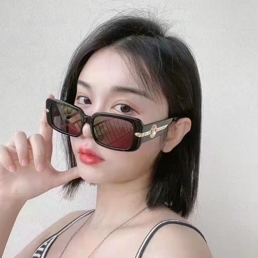 2021 Kacamata Hitam Catwalk Gaya Eropa Amerika Untuk Wanita