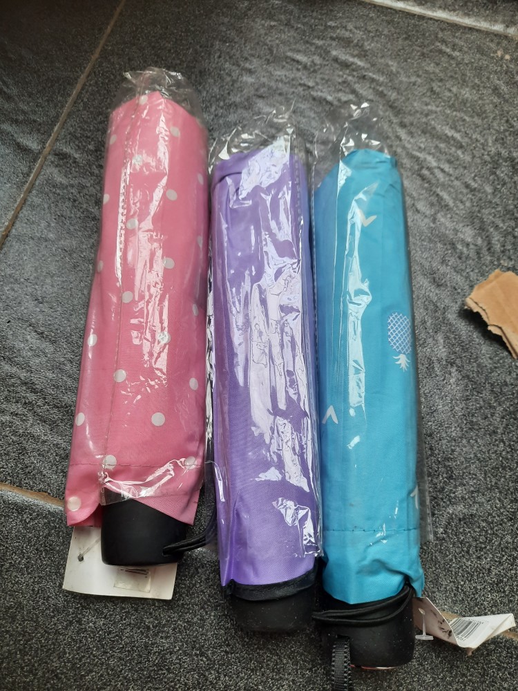 Jktumbrella / Payung Lipat 3 Ice Cream Nanas Pineapple / Lapis Hitam Uv / Grc - 1904