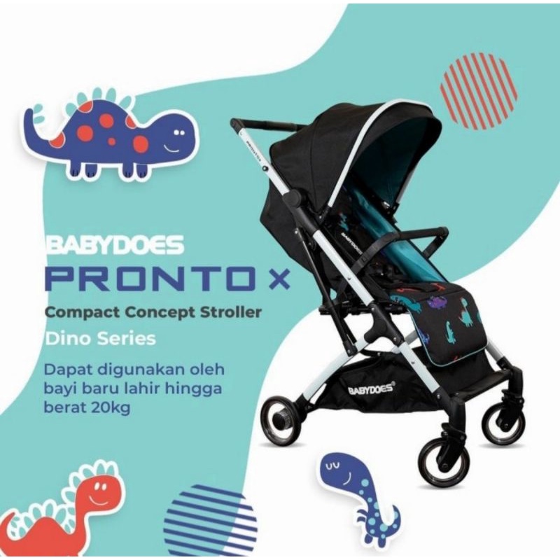 Stroller Babydoes / Kereta Dorong Bayi CH-TR 3540X SN Pronto X ( Dino World )