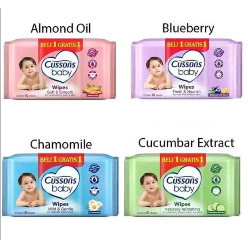 Cussons Baby Wipes BUY 1 GET 1 @45 Sheets