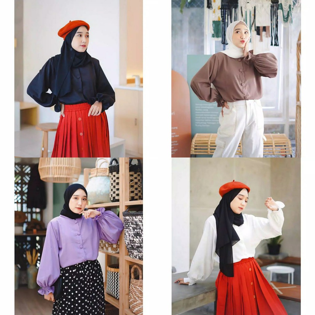 PROMO LAYLA BLOUSE - atasan murah / blouse murah / atasan wanita / blouse wanita / atasan cantik