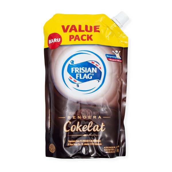 

FRISIAN FLAG Chocolate Condensed Milk 560ml - Krimer Kental Manis