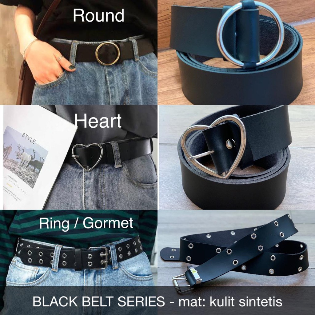 IKAT PINGGANG WANITA BLACK BELT SERIES