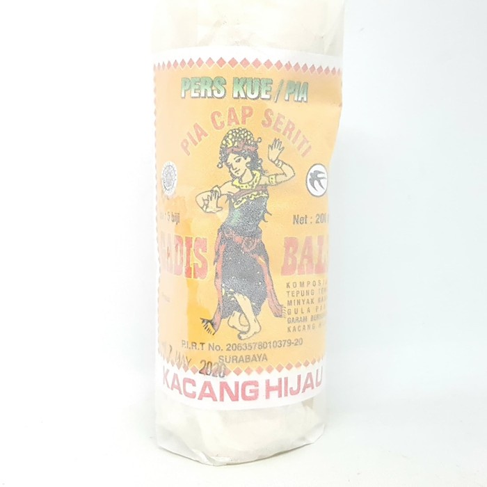 

GADIS BALI PIA KACANG HIJAU 200gr | BAKPIA KUE KHAS SURABAYA GAYA IJO ISI 5pcs