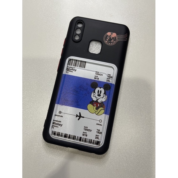 PHONE CASE DISNEY + SLOT CARD FOR OPPO XIAOMI SAMSUNG VIVO