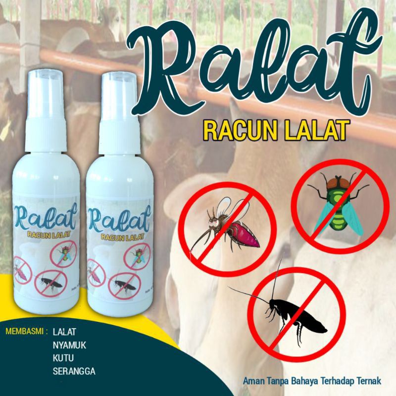 OBAT LALAT ,KUTU, SERANGGA DAN NYAMUK.UNTUK HEWAN TERNAK SAPI DAN KAMBING