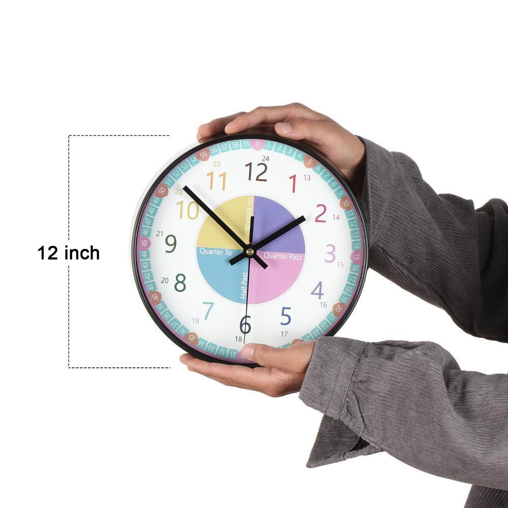 Top Wall Clock Playroom Anak Belajar Cerita Waktu Dengan Mudah Bagus Jam Dekorasi Dinding Untuk Anak