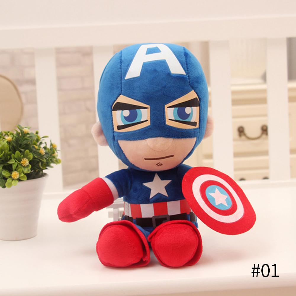 Timekey Mainan Boneka Plush Avengers Untuk Hadiah Natalulang Tahun Anak L6V7