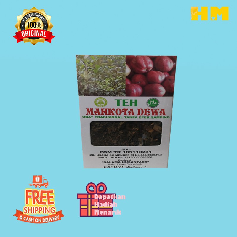 Teh Buah Mahkota Dewa original / Obat Demam Berdarah obat kanker payudara,kanker serviks kanker