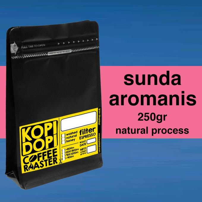

Kopi Arabika Sunda Aromanis Natural 250 gram 250gr 250gr Klasik Beans