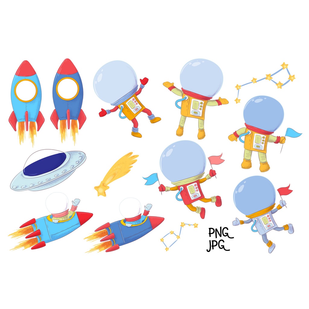 Space Vector Clip Art