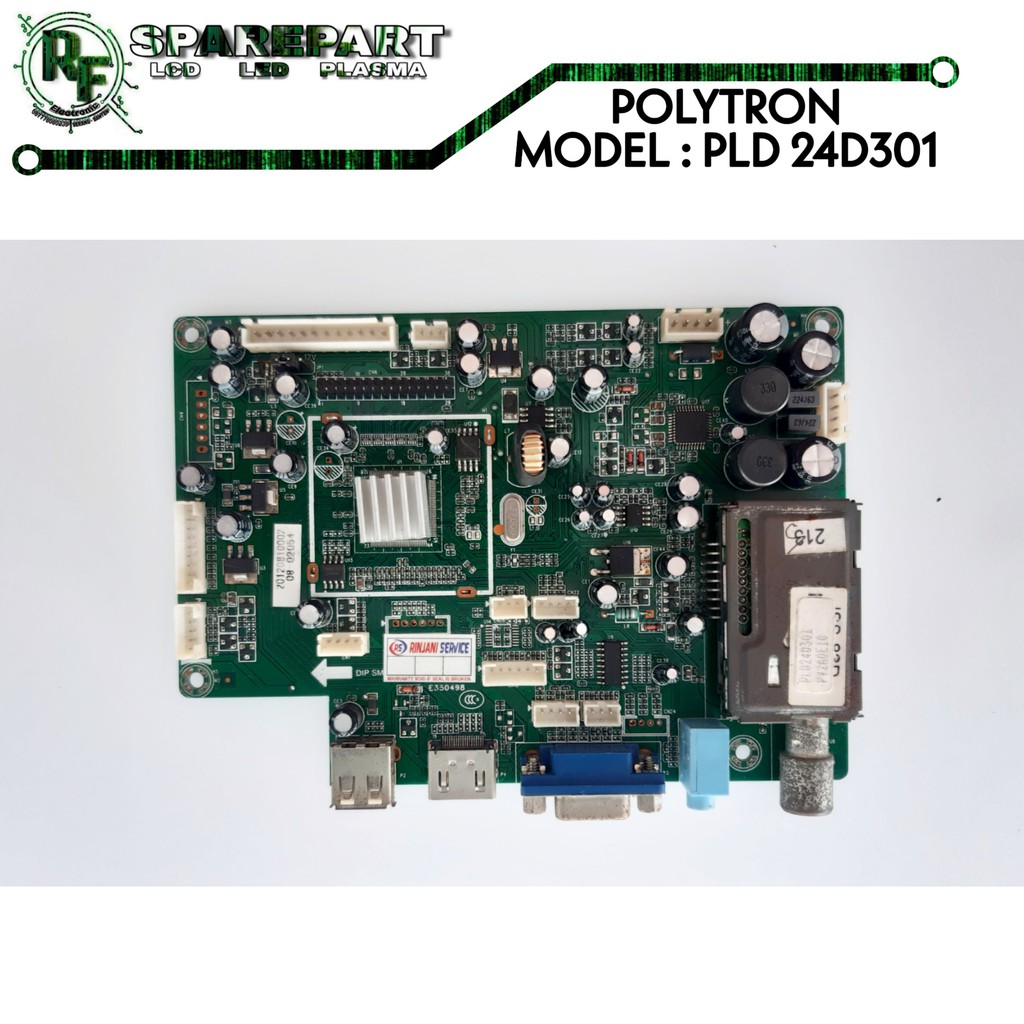 MB TV POLYTRON PLD 24D301  mainboard tv polytron pld24d301