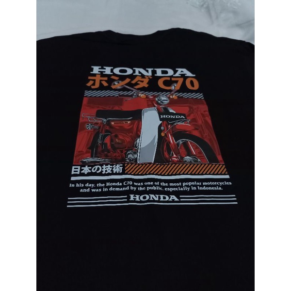 Kaos honda C70 original by Ladscasual.