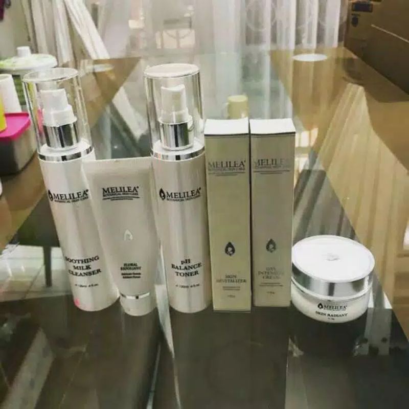 skin care melilea paket lengkap tanpa oxy intensive cream melilea botanical skincare series