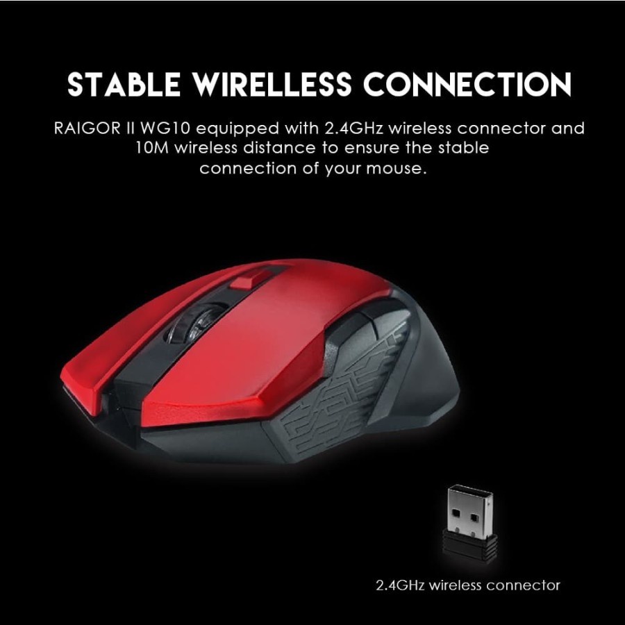 Mouse Gaming Fantech RAIGOR II WG10 Wireless