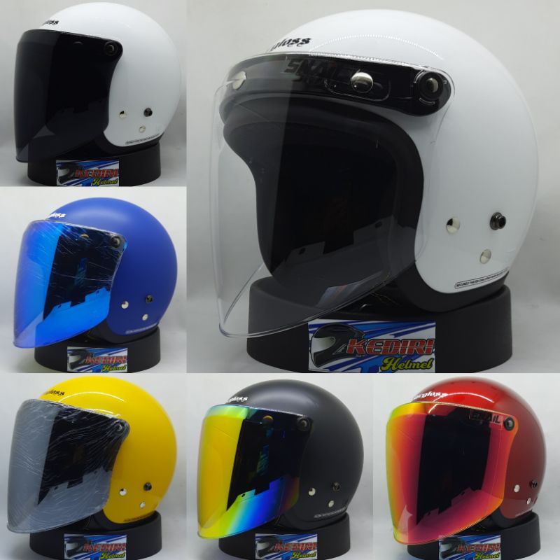 Helm Cargloss + visor snail f19a ori ongkir 1kg