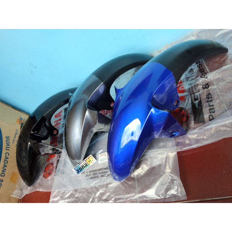 SPAKBOR selebor slebor DEPAN yamaha R15 V1 V2 LAMA PUTIH biru merah hitam dof abu abu ORIGINAL yamah