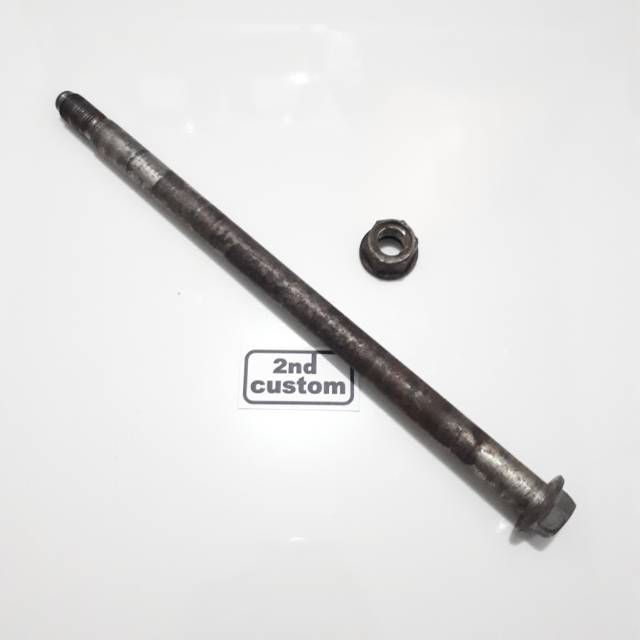 As roda belakang ori CBR 250 R mur velg panjang limbah moge tiger nsr ninja fi mono mt25 r25 rr old