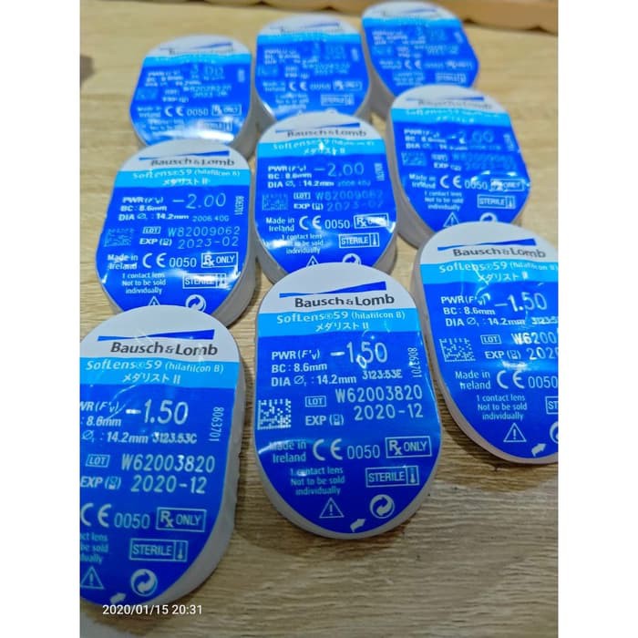 

Softlens Bausch Lomb Sl59 Bening Bulanan No Box