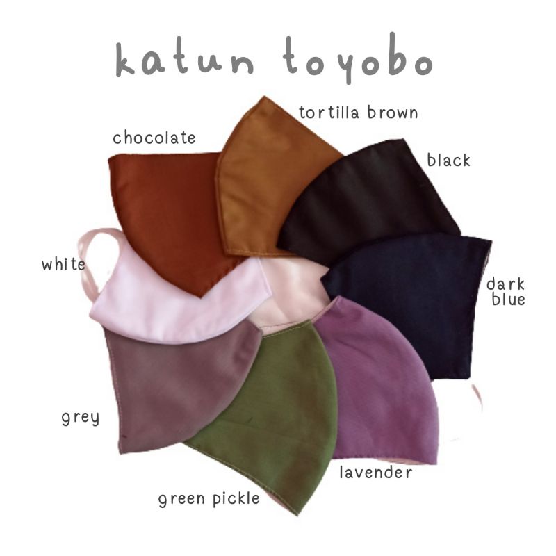 masker katun toyobo