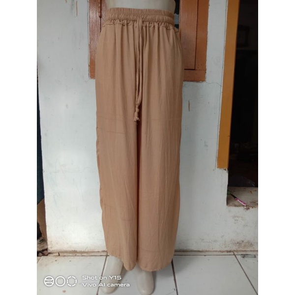 CELANA KULOT KULOT RAYON POLOS/CELANA KULOT CRINGKEL/CELANA PANJANG