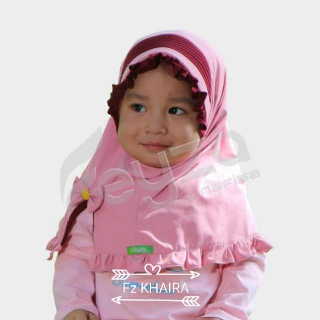 Feyza khaira jilbab/hijab anak bayi batita