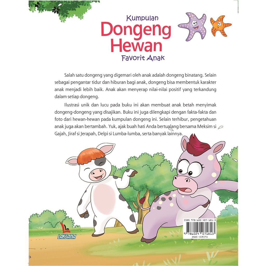 Buku Kumpulan Dongeng Hewan Favorit Anak Laksana Shopee Indonesia