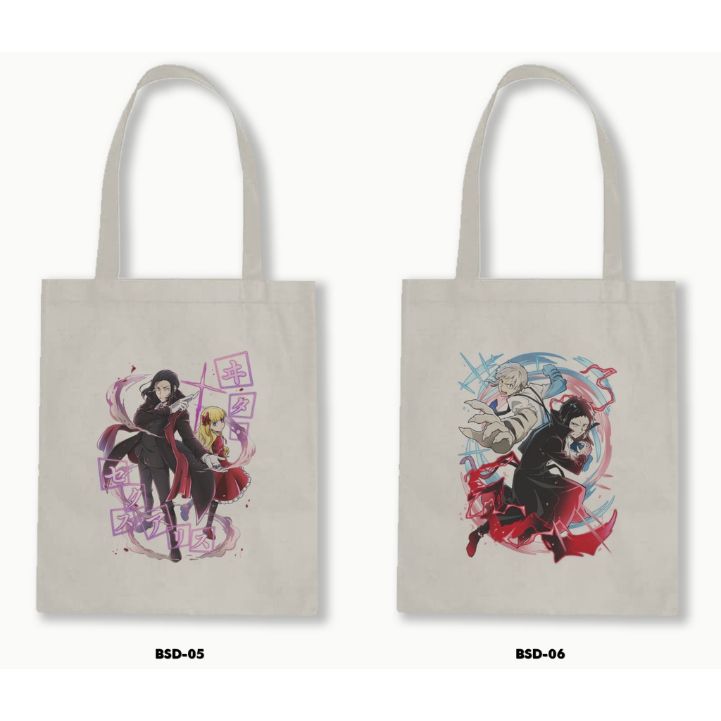 TOTE BAG BLACU - BUNGOU STRAY DOGS / ANIME / MANGA