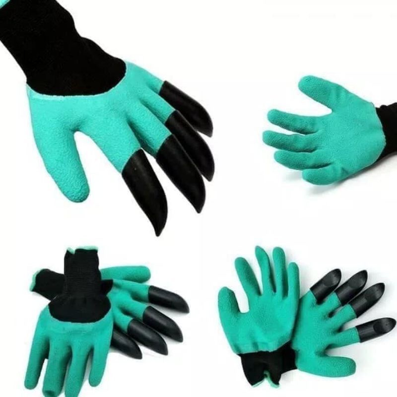 MJ88 Sarung tangan berkebun bisa untuk menggali tanah Garden gloves Peralatan Alat Sarung Tangan Berkebun Tanaman Dengan Cakar  GARDEN GENIE GLOVES