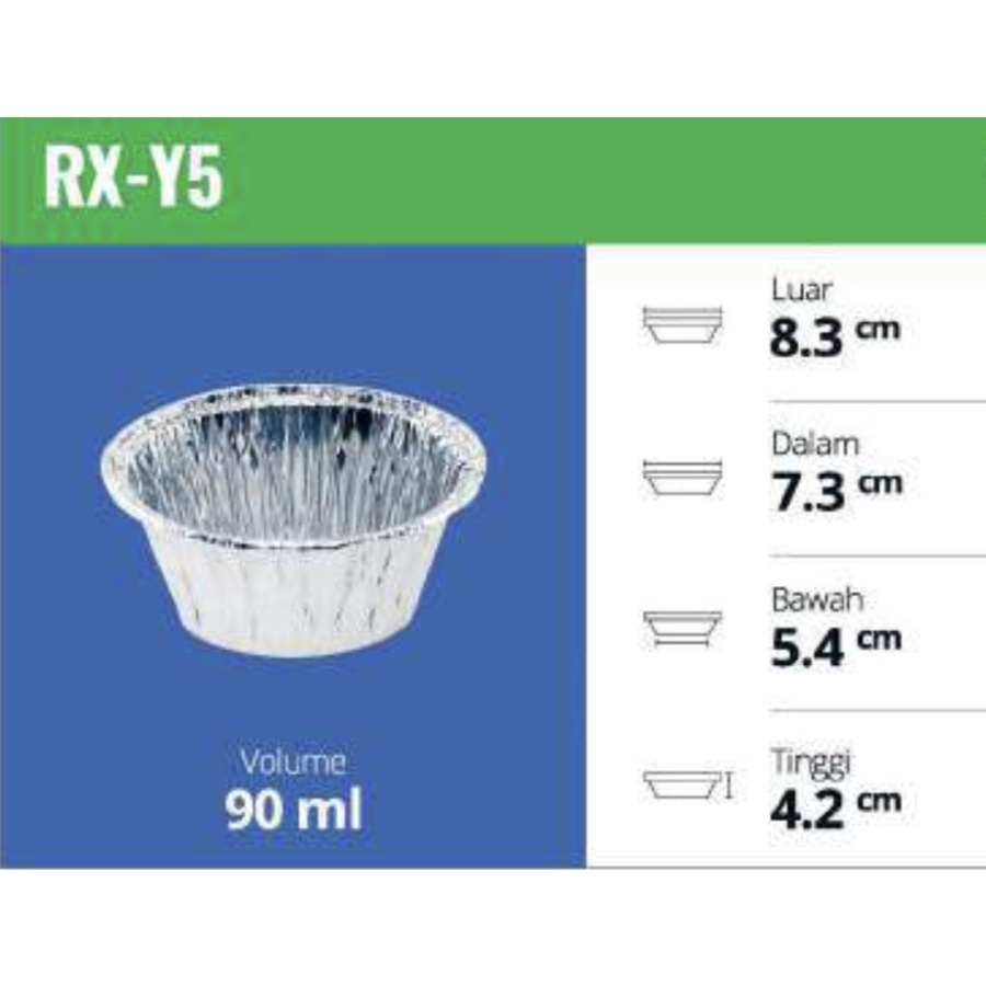 Aluminium Tray / RX Y5 / Aluminium Cup