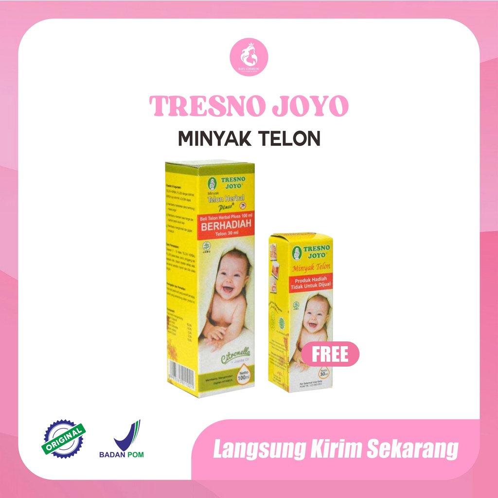 Tresno Joyo Minyak Telon 100ml FREE 30ml/ 60ml