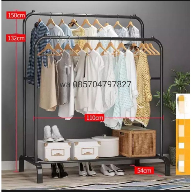 big stand hanger double