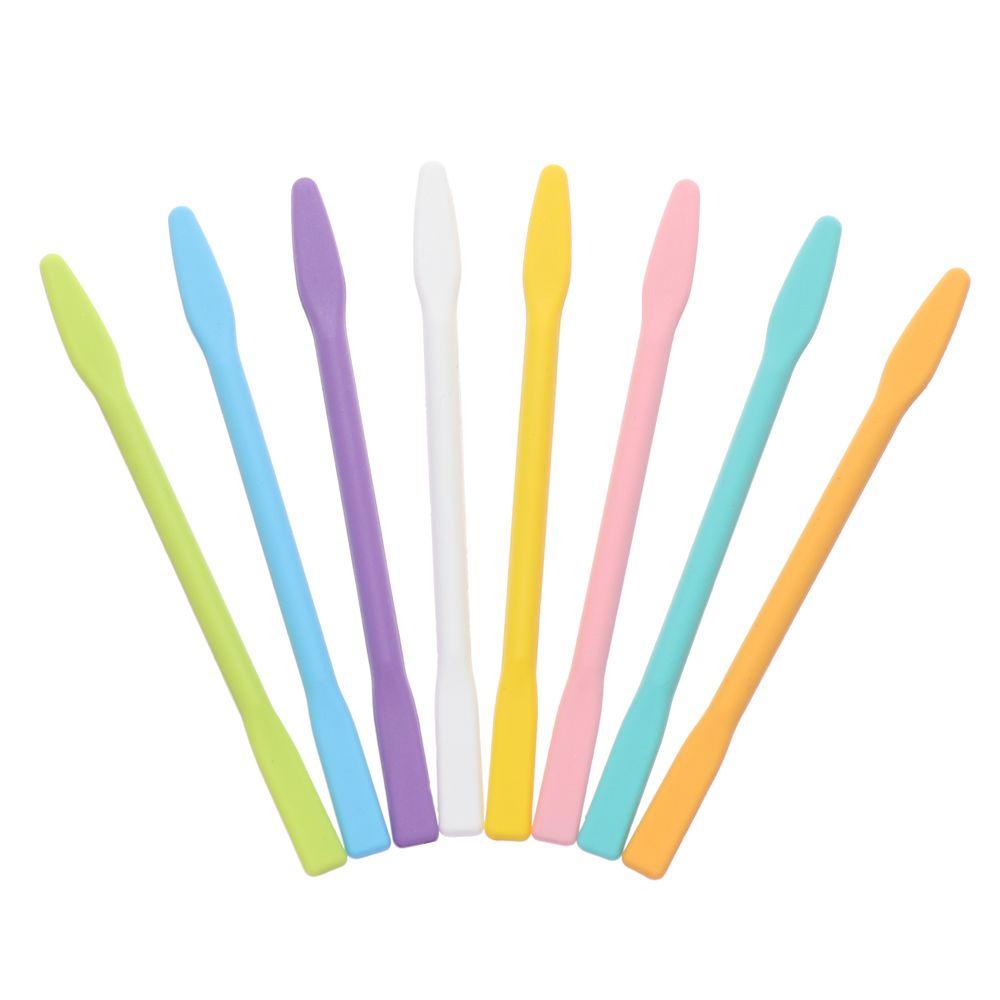 Solighter Silicone Stir Stick Craft Beads Beauty Stick Adjusting Rod Alat Kecantikan Cetakan Silikon Modulasi Warna