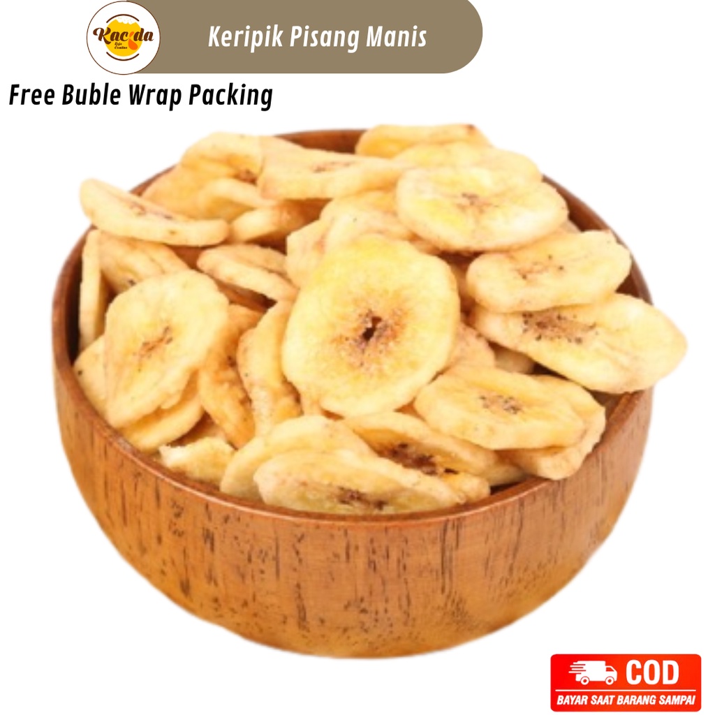 

KACIDA-Keripik Kripik Pisang manis Si Madu Bentuk Chips Koin Kemasan Pouch