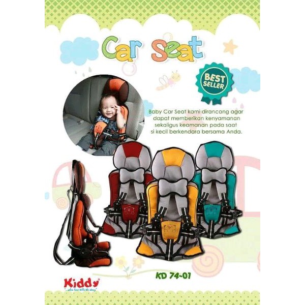Safety Baby Seat Car Cushion Belt Tempat duduk anak bayi balita mobil cover belt