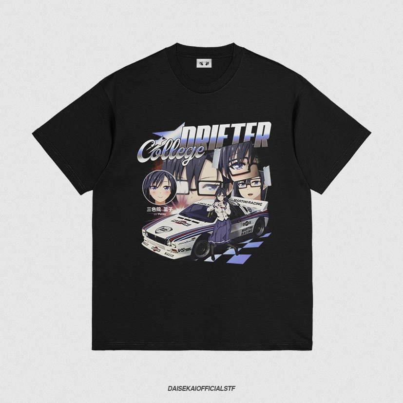 SUMIREKO PANSY DAISEKAI VINTAGE RACE OVERSIZE TEE