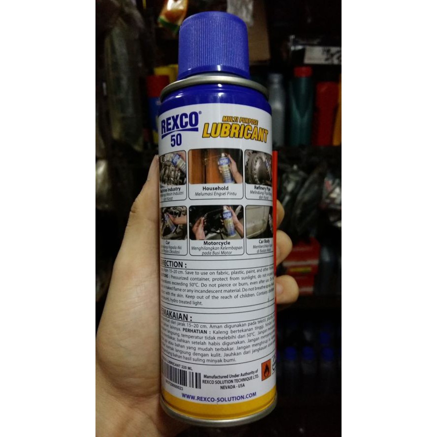 Rexco 50 Pelumas Serba Guna - Anti Karat 220 Ml