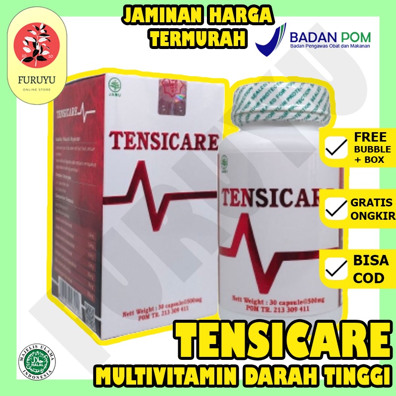 TENSICARE MULTI VITAMIN OBAT HERBAL HIPERTENSI TEKANAN DARAH TINGGI