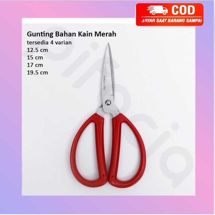 

Gunting Kain Cocok Untuk Konveksi Serbaguna Ukuran 19.5 Inch
